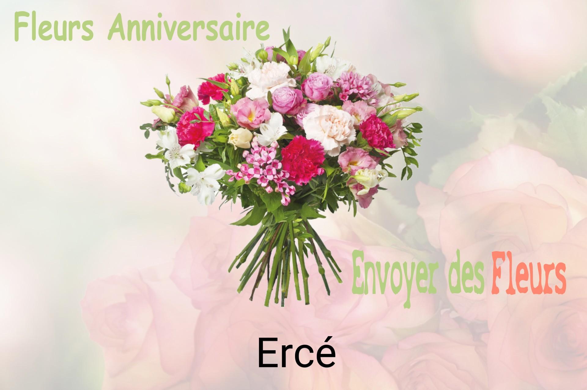 Bouquet de fleurs d’anniversaire livré à Ercé